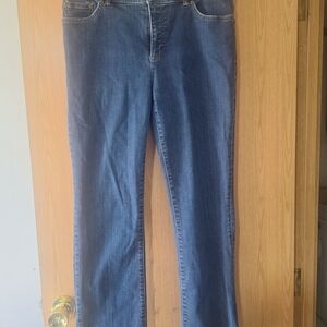 Lauren Ralph Lauren Women's Mid Blue High-Rise Jeans